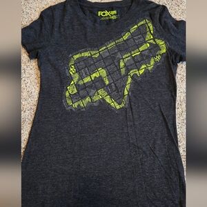 FOX Rider Gray Logo Tee L